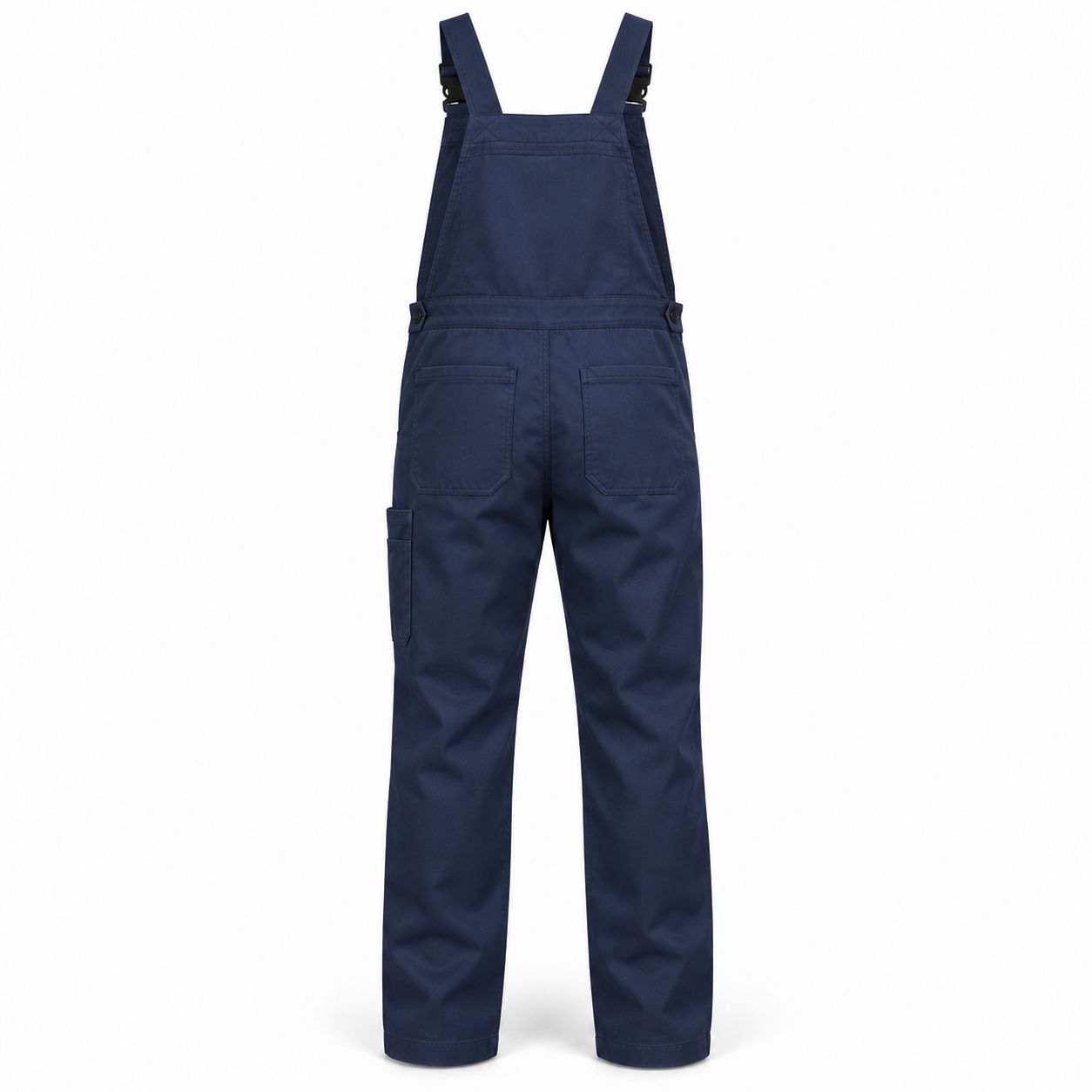 Navy Lightweight Workshop Bib Overalls – Back | Liberty Edge Industries