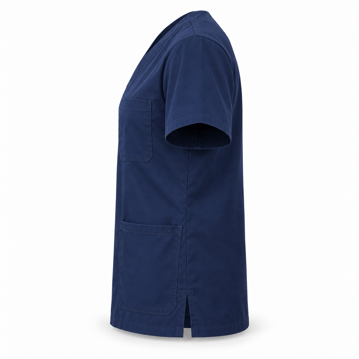 Navy Utility Scrub Work Top – Side | Liberty Edge Industries