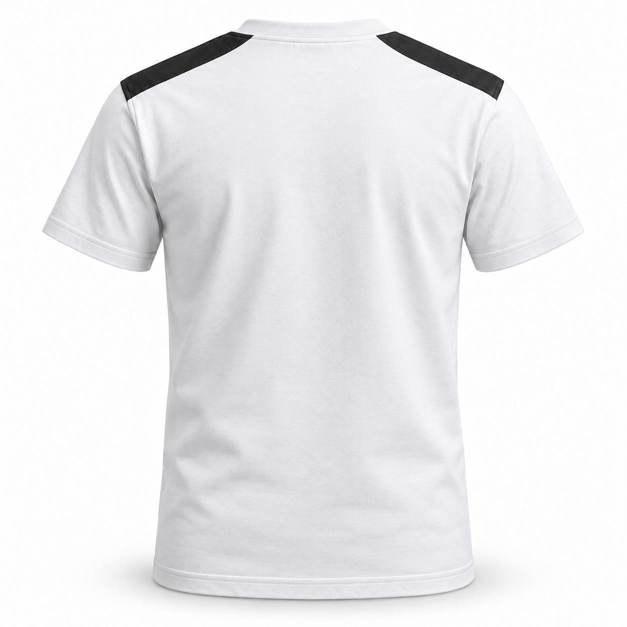 White Reinforced-Shoulder Work T-Shirt – Back | Liberty Edge Industries