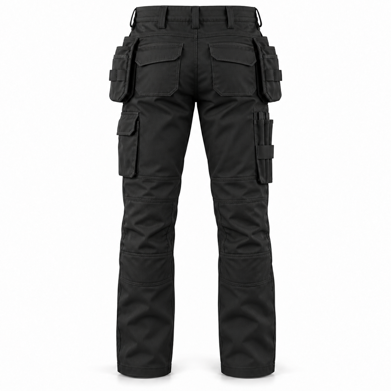 Black Holster-Pocket Work Trousers – Back | Liberty Edge Industries