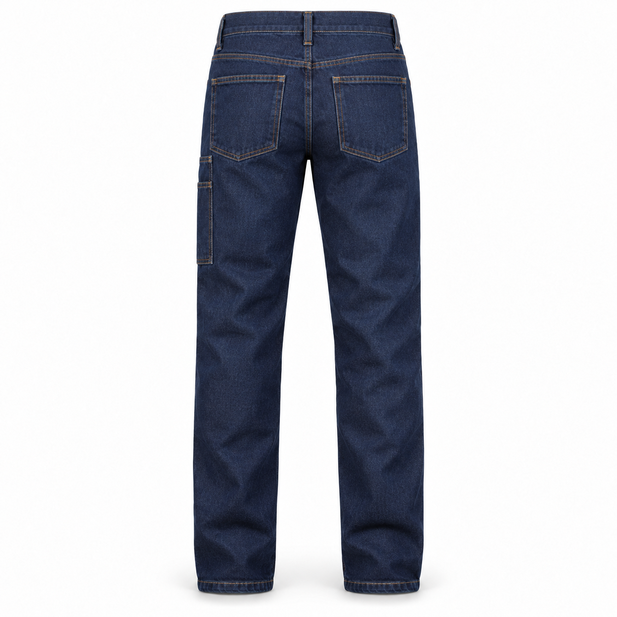 Blue Reinforced Work Jeans – Back | Liberty Edge Industries