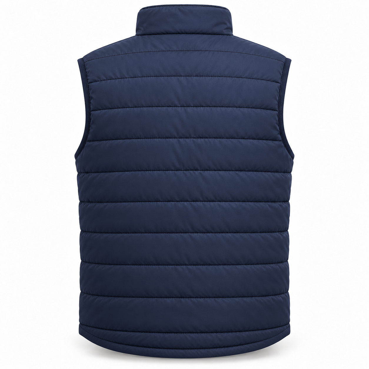 Navy Quilted Work Bodywarmer – Back | Liberty Edge Industries