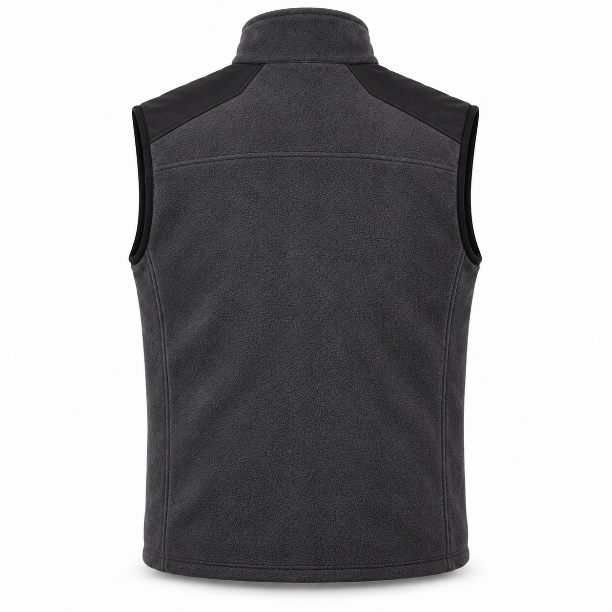 Charcoal Fleece Work Bodywarmer – Back | Liberty Edge Industries