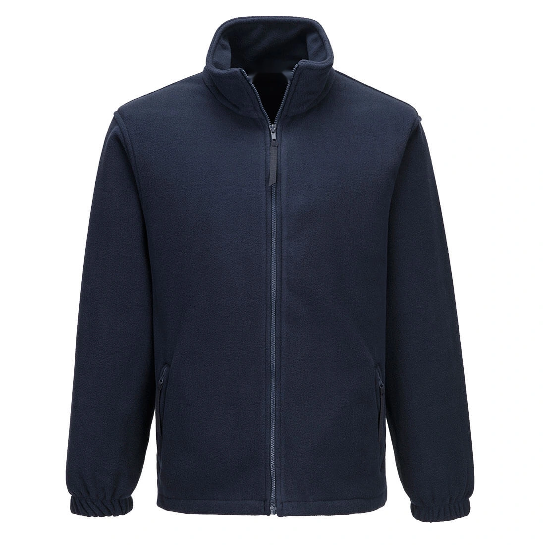 Navy Full-Zip Work Fleece – Front photograph | Liberty Edge Industries