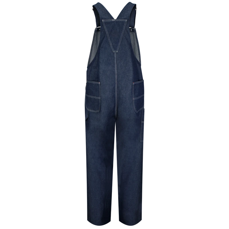 Denim Bib Overalls – Back | Liberty Edge Industries