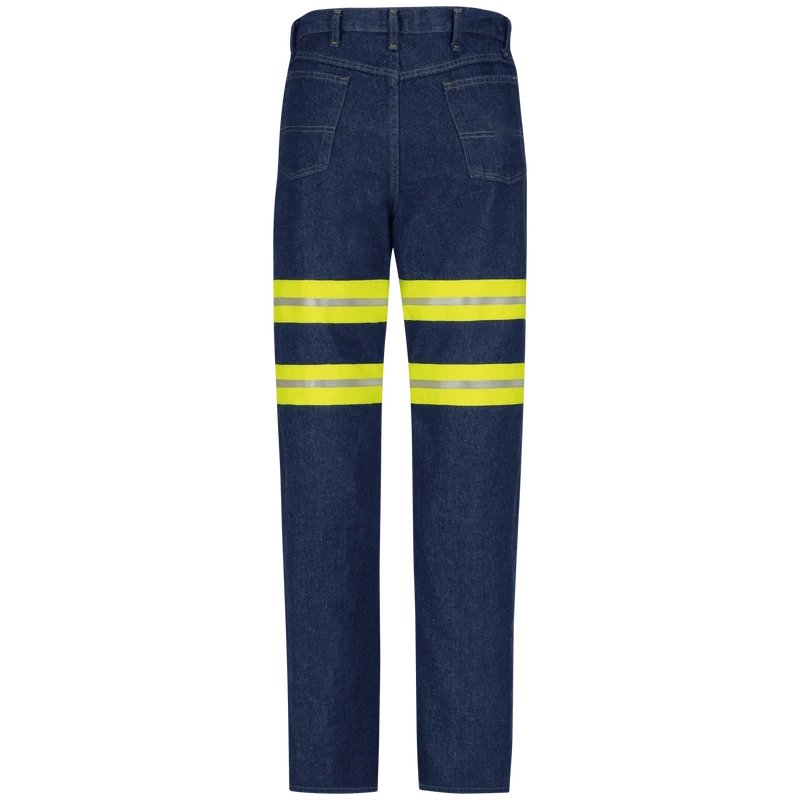 Reflective Denim Work Jeans – Back | Liberty Edge Industries