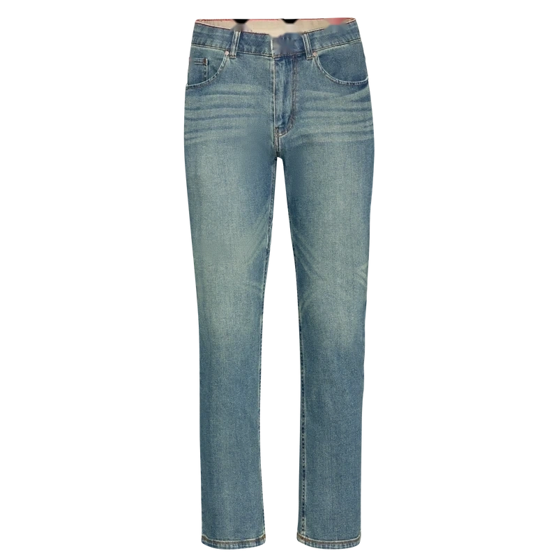 Faded Blue Work Jeans – Front | Liberty Edge Industries