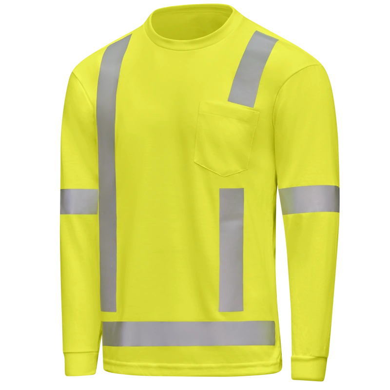 Reflective Crew-Neck Sweatshirt – Left | Liberty Edge Industries