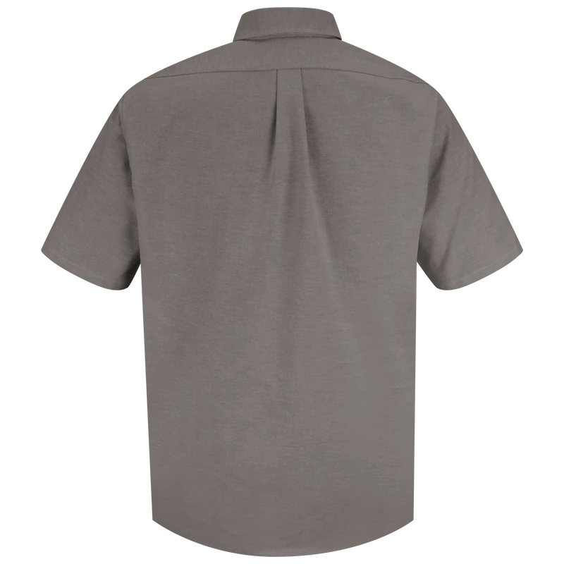 Grey Short-Sleeve Uniform Shirt – Back | Liberty Edge Industries